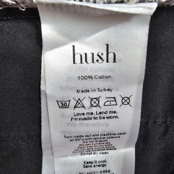 NWT Hush Gray Leopard Lexi Denim Dress Size 4 - Picture 14 of 14